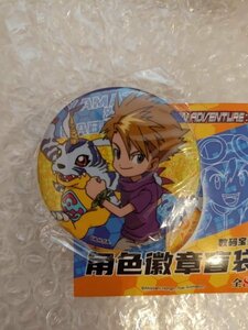 DIGIMON ADVENTURE　劇場版　デジモンアドベンチャー　デジモン　石田ヤマト　 缶バッジ　B 海外限定