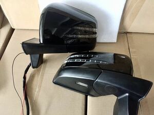  immediate payment / lens attaching / Mercedes Benz W463 G Class door mirror left right set black painted latter term look electric storage unit attaching [G500/G65/G63] custom 