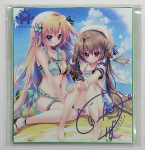 翡翠亭 和泉つばす ミニ色紙 ゆまり＆燿乃(ひな) C100 コミケ100 / ぱれっと 新品 正規品 送料無料