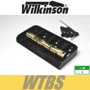 Wilkinson WTBS BK　ブラック ハードテイル ハードテール ブラス テレキャスター ブリッジ ウィルキンソン