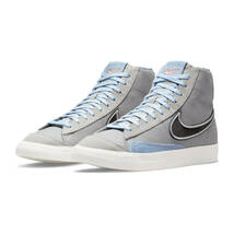 ☆NIKE BLAZER MID '77 VINTAGE DENIM 灰/薄青/黒 28.5cm ナイキ ブレーザー ミッド 77 ヴィンテージ ブレザー デニム DJ4648-073_画像1