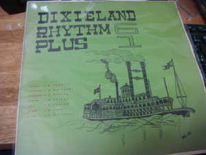 アメリカ古典音楽愛好会 DIXIELAND RHYTHM SIX PLUS ONE 自主盤10inch LP JP-246 メンバー解説つき ディキシーランド リズム 6 プラス 1 