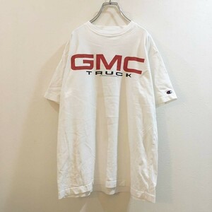 ◆オーナー必見◆L◆vintage◆Champion/チャンピオン GMCトラック シボレー シエラ 半袖 Tシャツ GMC ホワイト 白 メンズ L ON2029