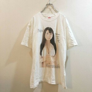 ◆大きいサイズ◆L◆お洒落な逸品◆Nao Kurasaki/クラサキ ナオ 倉咲奈央 半袖 Tシャツ ホワイト 白 メンズ L ON1900