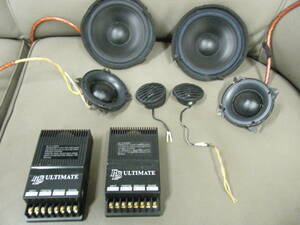 DLS ULTIMATE DLS Car Audio Speakers 16.5cmウーファー 10cmミッドレンジ ツイーター ネットワークセット 検索 A/D/S マッキントッシュ