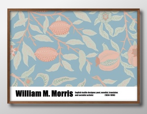 Art hand Auction 1-10284■送料無料!!A3ポスター『ウィリアムモリス』北欧/韓国/絵画/イラスト/マット, 住まい, インテリア, その他