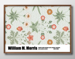 Art hand Auction 1-10288 ■ ¡¡Envío gratis!! Póster A3 William Morris Nórdico/Coreano/pintura/ilustración/mate, Alojamiento, interior, otros