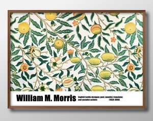 Art hand Auction 1-10281 ■ Livraison gratuite !! Affiche A3 William Morris nordique/coréen/peinture/illustration/mat, Logement, intérieur, autres