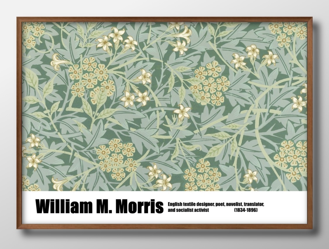 1-10285 ■ 免运费！！A3 海报 William Morris 北欧/韩国/绘画/插画/哑光, 住房, 内部的, 其他的