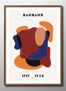 10471■送料無料!!A3ポスター『バウハウス BAUHAUS』北欧/韓国/絵画/イラスト/マット