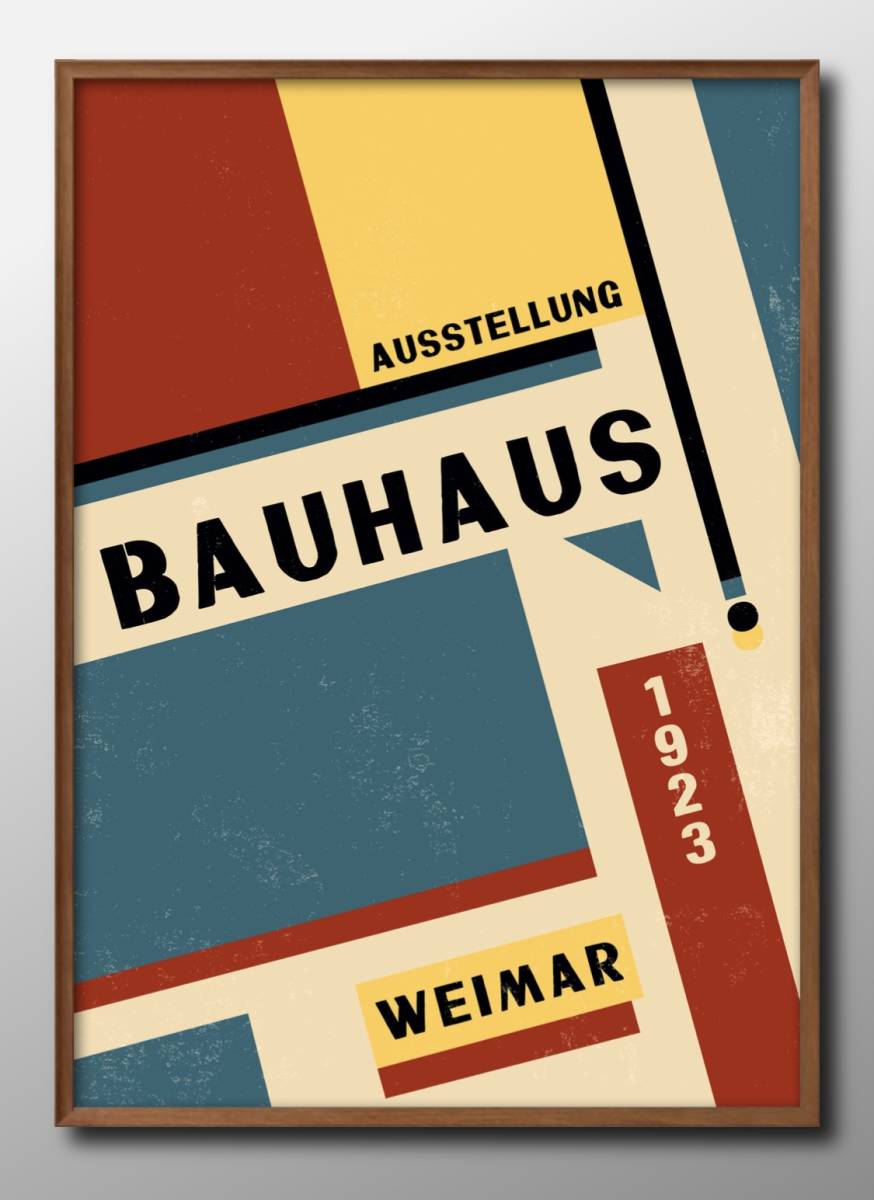 9119 ■ ¡¡Envío gratis!! Póster A3 Bauhaus BAUHAUS Nórdico/Coreano/pintura/ilustración/mate, Alojamiento, interior, otros
