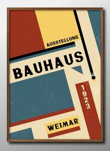 Art hand Auction 9119 ■ Livraison gratuite !! Affiche A3 Bauhaus BAUHAUS nordique/coréen/peinture/illustration/mat, Logement, intérieur, autres