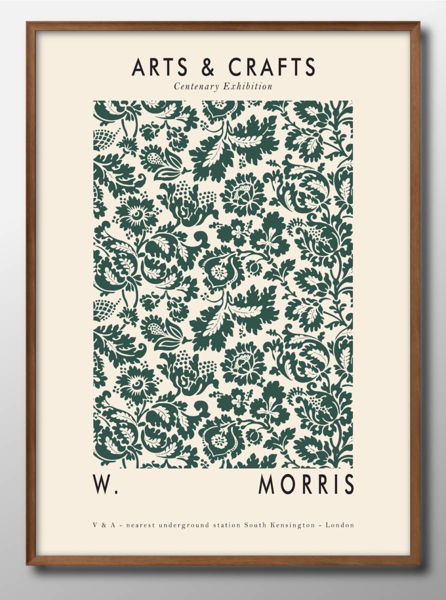 6875■Kostenloser Versand!!A3 Poster William Morris Skandinavien/Korea/Malerei/Illustration/Matt, Residenz, Innere, Andere