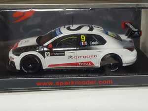 新品 1/43 スパーク SPARK Citroen C-Elysee WTCC Winner R2 Race of Argentina Sebastien Loeb #9 2015