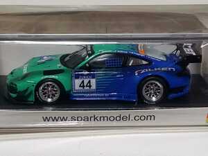 新品 1/43 スパーク SPARK Porsche 911 GT3 R 997 No.44 4th FALKEN MOTORSPORTS 24h Nur 2014 Henzler Dumbreck Ragginger Imperatori