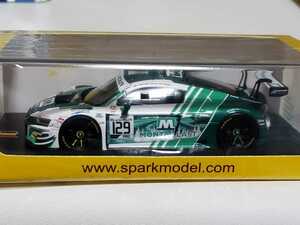 新品 1/43 スパーク SPARK Audi R8 LMS GT3 2019 No.129 Montaplast by Land-Motorsport 24H Spa 2019 C.Mies R.Feller J.Green アウディ