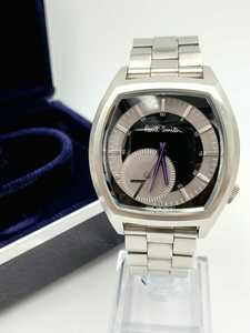 美品 ポールスミス 「ナンバーセブン」　ブラック　メンズ腕時計の商品画像