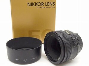 ●○【元箱付】Nikon AF-S NIKKOR 50mm F1.8G カメラレンズ 標準 単焦点 Fマウント ニコン○●013314003m○●