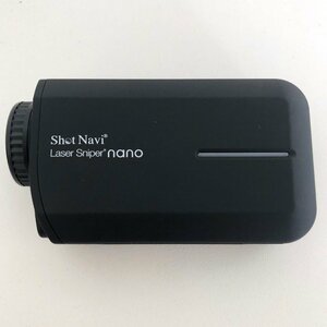 ShotNavi　Laser Sniper nano　ブラック　使用１回のみ　新品同様　ゴルフ用レーザー距離測定器