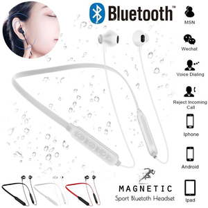 Bluetooth 5.0　イヤホン　ワイヤレスイヤホン iPhone　アンドロイド　ブルートゥース イヤフォン イヤホンマイク 両耳　ホワイト