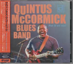 新古CD■BLUES/SOUL■国内盤／QUINTUS McCORMICK／Put It On Me／2011年■Tyrone Davis, Walter Washington, Billy Branch, Kenny Anderson