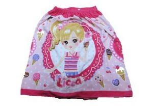  new goods free shipping character wrap towel pool towel Licca-chan to coil towel 60X120