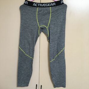 ベア天竺裏起毛コンプレッションパンツ レギンス 良品