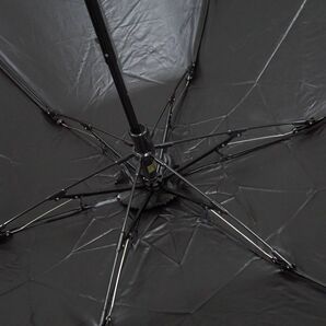 FA7738 折りたたみ日傘 CHARLES JOURDAN シャルルジョルダン USED美品 折日傘 レディース 晴雨兼用 アイコン ピコレース ブラック UV 50cmの画像2