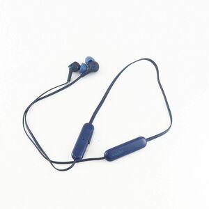 X3718 SONY WI-XB400 ワイヤレスイヤホン USED品 Bluetooth 重低音 マイク 軽量 ネックバンド ブルー 完動品 1円〜 S