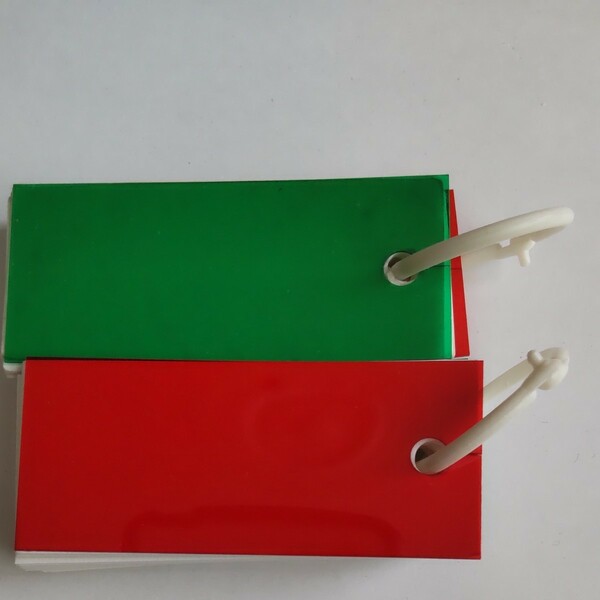 単語帳 単語カード 暗記カード 赤シート 緑シート付き