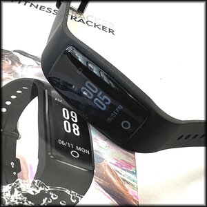 ◆GRV◆FITNESS TRACKER GRV-S1 ブラック スマートウォッチ 歩数計 中古