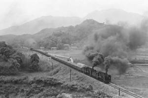 飾って楽しむ鉄道写真（去りゆく蒸気機関車：田川線 ） NO.63770098