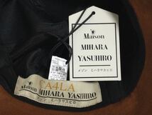 新品未使用！Maison MIHARA YASUHIRO メイソン ミハラ ヤスヒロ x CA4LA カシラ DOUBLE HAT ハット CAP キャップ_画像6