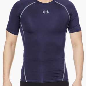 定価:3,080円新品未使用 UNDER ARMOUR UAヒートギアアーマー ショートスリーブ Size:M 色: Midnight Navy A0010