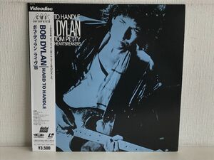 LD/ HARD TO HANDLE / Bob Dylan / ボブ・ディラン ライヴ’86 / 帯付き / 歌詞カード付き / CBS/SONY / 35LP118 / 【M004】