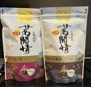 台湾立頓リプトン茗閒情 高山烏龍茶&東方美人茶 まとめて2袋立体ティパック　100％台湾茶