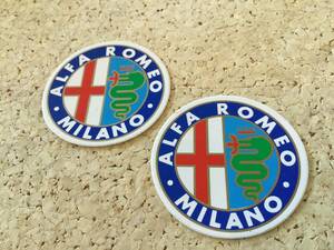  Alpha Romeo sticker 45mm 2 pieces set 