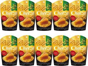 江崎グリコ 生チーズのチーザ チェダーチーズ 40g×10個 おつまみチーズ ワインに合う スナック菓子