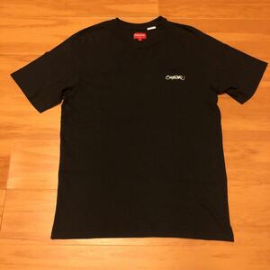 極美品 SUPREME WASHED HANDSTYLE S/S TOP TEE BLACK 2022 SS BOX LOGO Sサイズ Tシャツ ボックスロゴ 黒