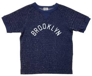 JACKMAN ジャックマン 前V ラグラン カットソー 刺繍 BROOKLYN 半袖スウェット Tシャツ