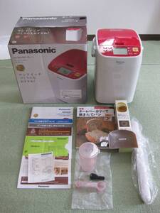 【送料無料・美品・おまけ多数】Panasonic パナソニック ホームベーカリー 1斤タイプ レッド SD-BH1001-R