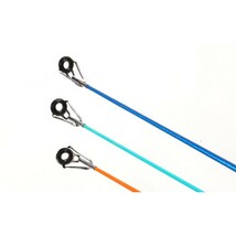 伸縮式 釣り竿 ロッド 1.3m ブルー コンパクトロッド 携帯型 フィッシング 釣具 迷彩柄 sl999-bl_画像8
