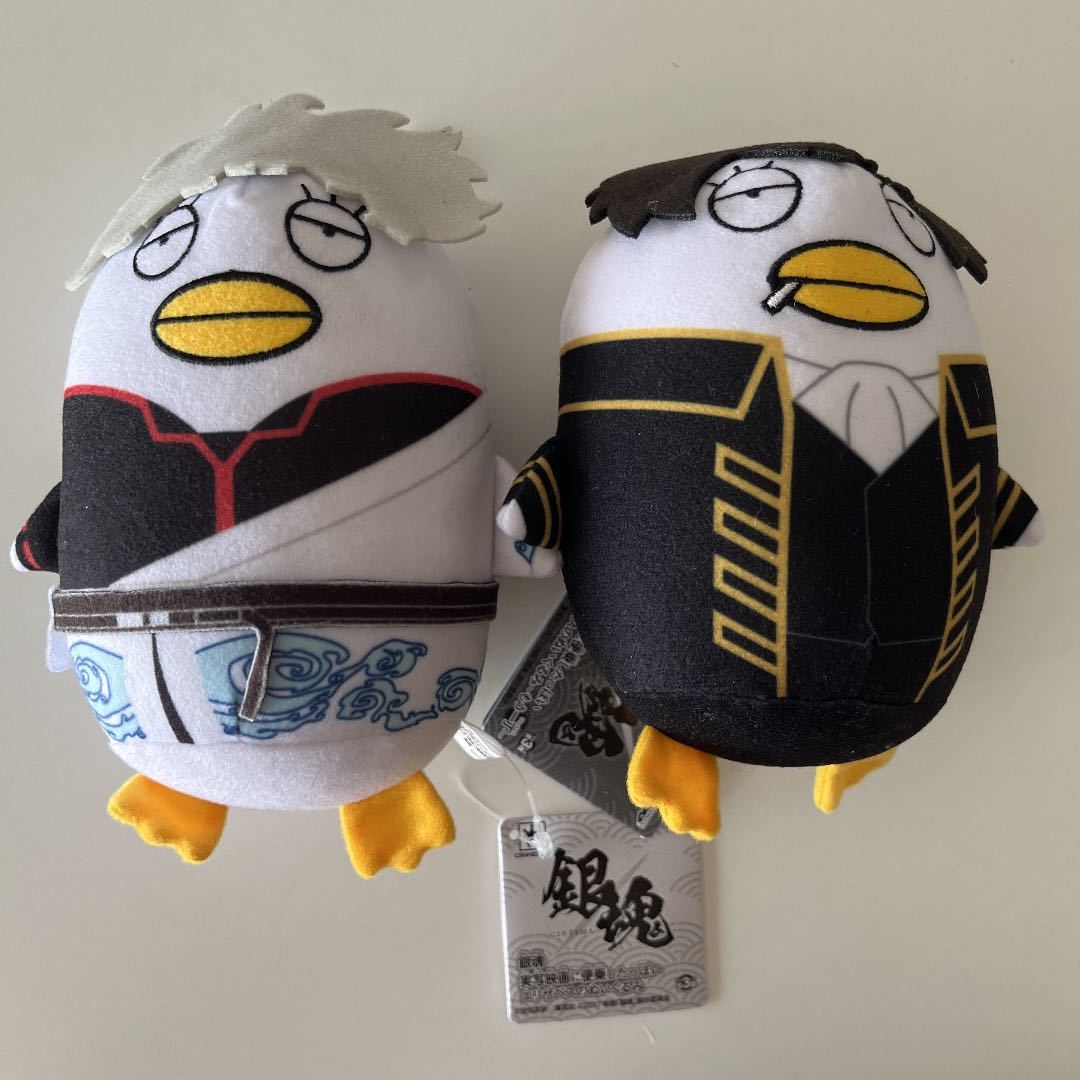 ☆銀魂 ラバーストラップセット (銀時 土方 沖田 高杉 神楽エリザベス