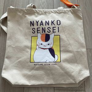  Natsume's Book of Friends tote bag nyanko. raw 