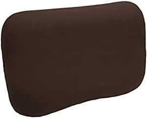 高反発枕 ダブルウェーブ まくら 35×50cm ワンタッチ式 カバー付 枕 高反発 かため 綿100％ ニット 無地 優 ショコラブラウン
