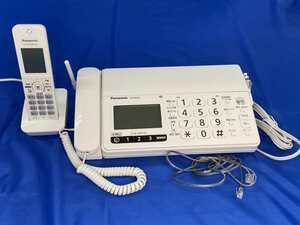 【美品】Panasonic パナソニック 電話機 FAX ファックス パーソナルファックス 親機/KX-PZ218 子機/KX-FKD506 充電台/PNLC1058【中古】