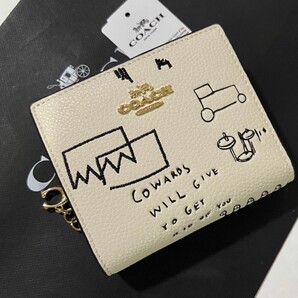 ☆☆COACH コーチ C5587 二つ折り財布 アウトレット ホワイト 新品未使用