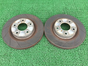 *CPV35 V35 Skyline coupe 350GT front brake disk rotor slit 1 2 ps left right 