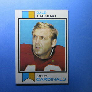 1973 Topps Football #428 Dale Hackbart