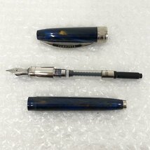 【AHAN7018】VISCONTI ビスコンティー　万年筆 STARRY NIGHT　ブルー斑_画像5